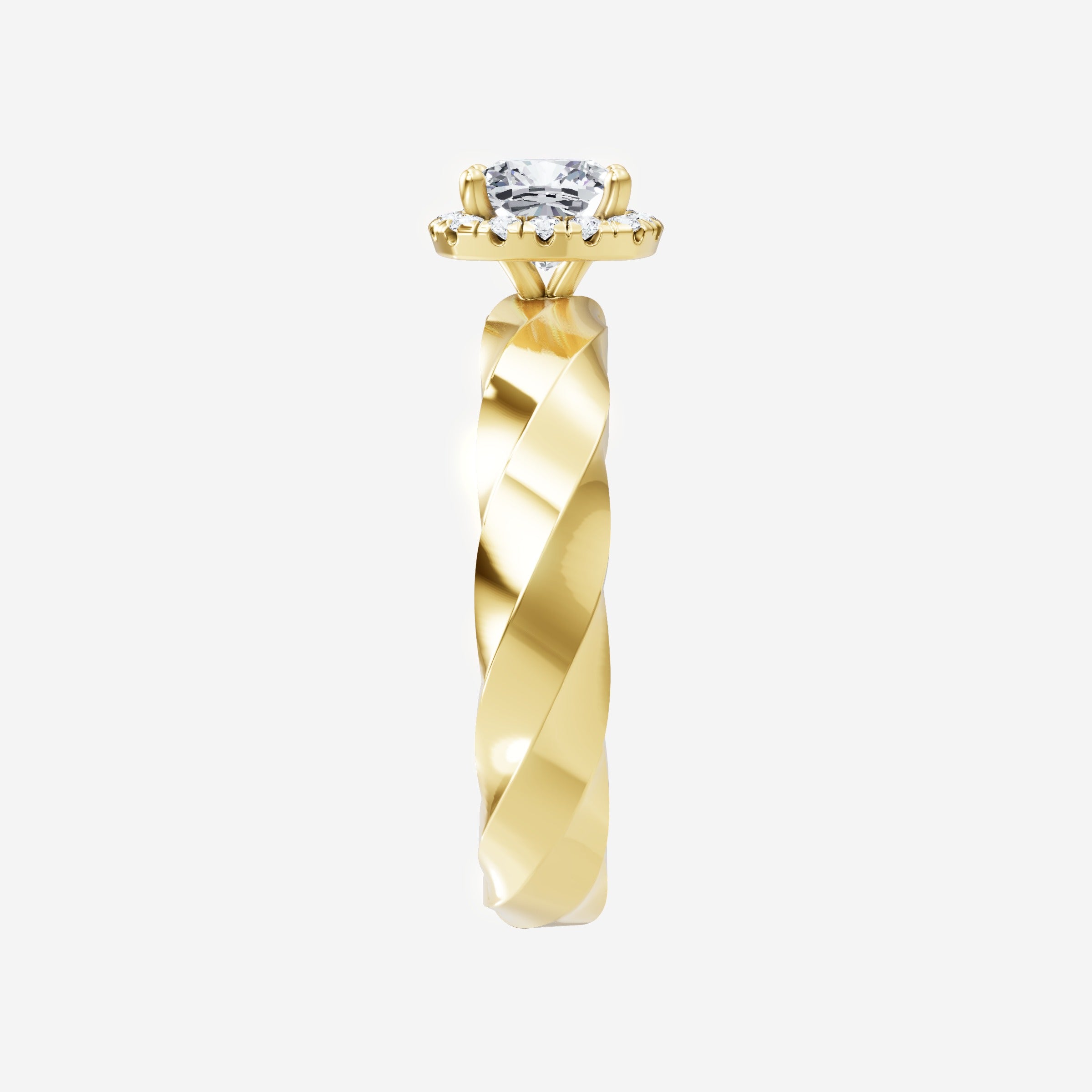 Cushion Shining Destiny Ring