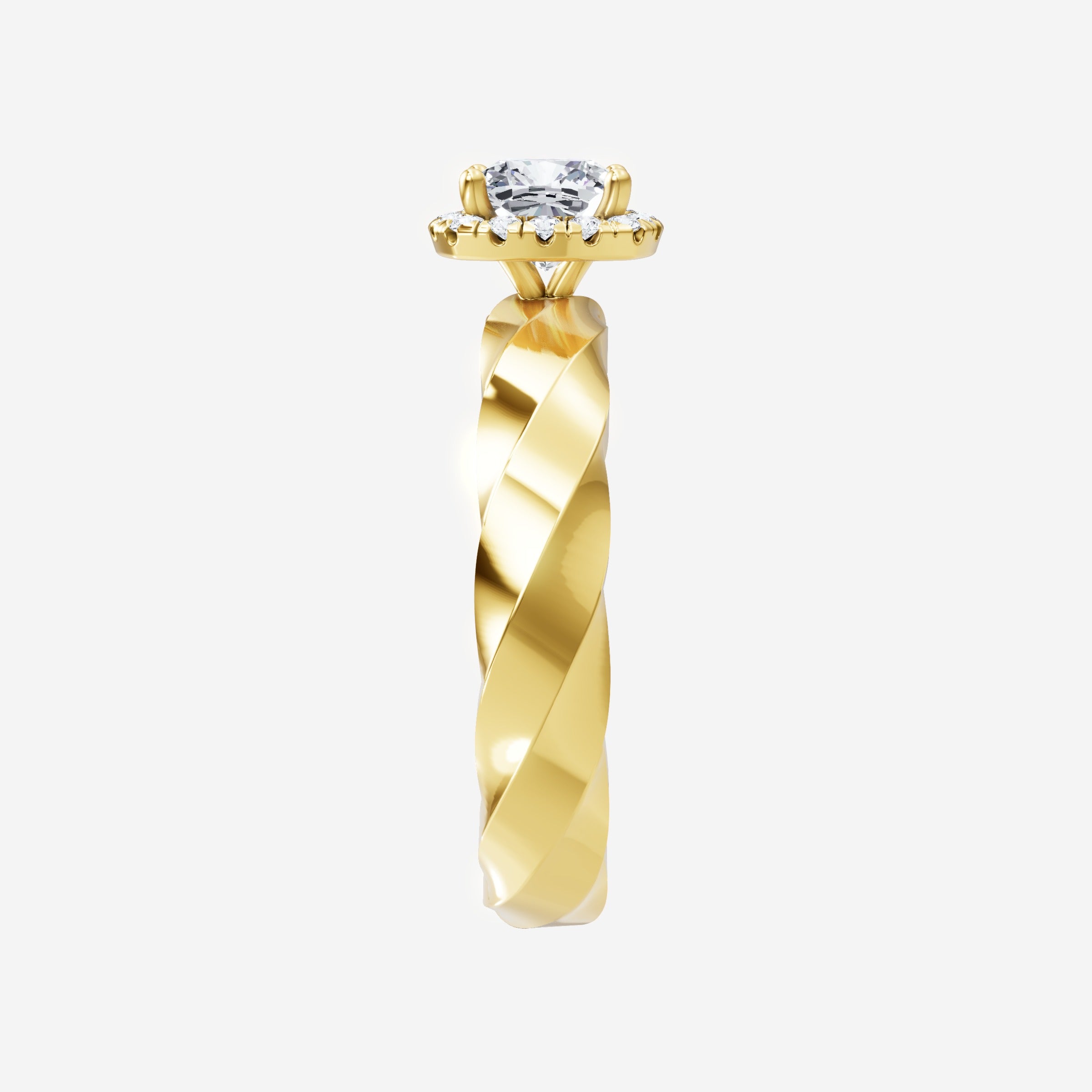 Cushion Shining Destiny Ring