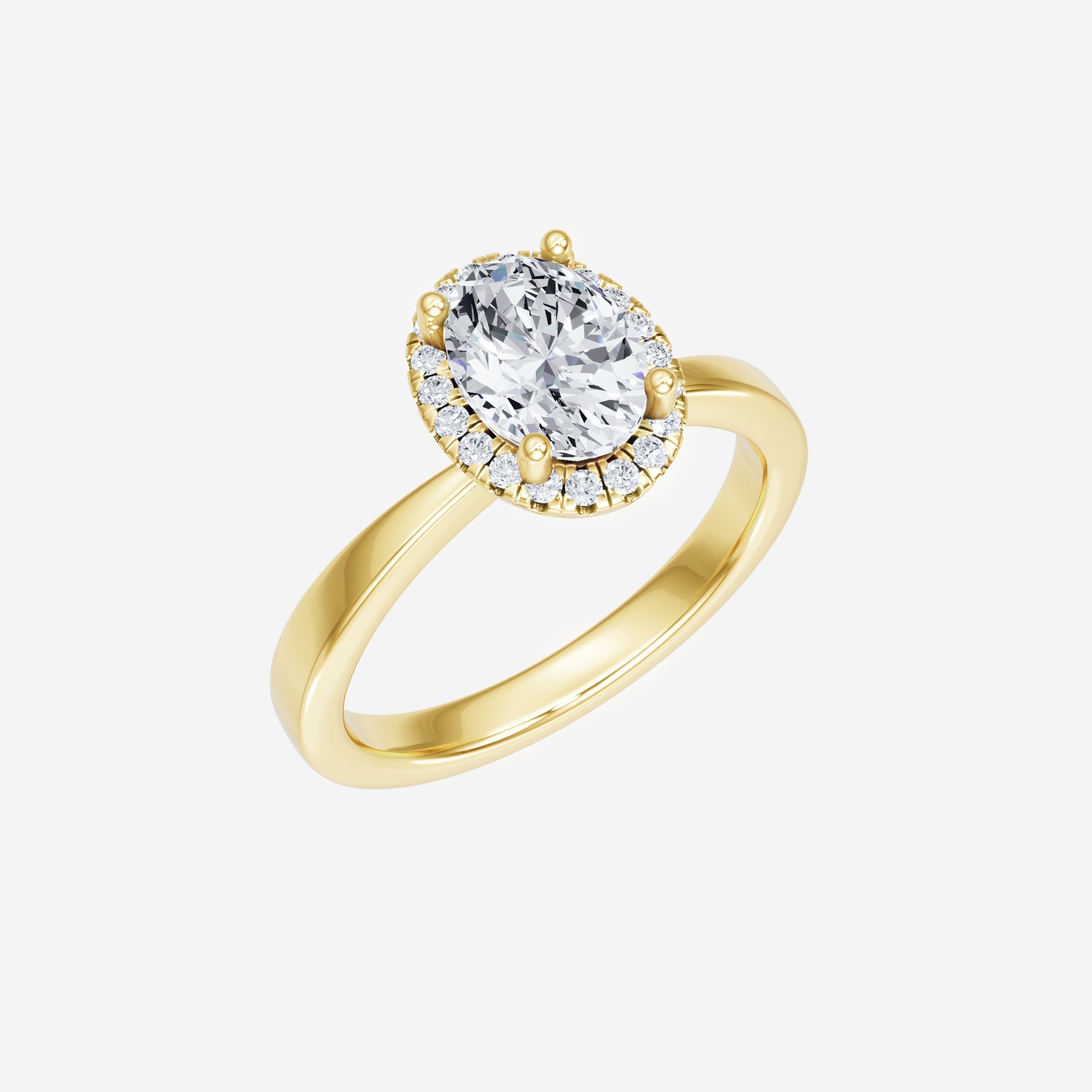 Oval Shining Destiny Ring