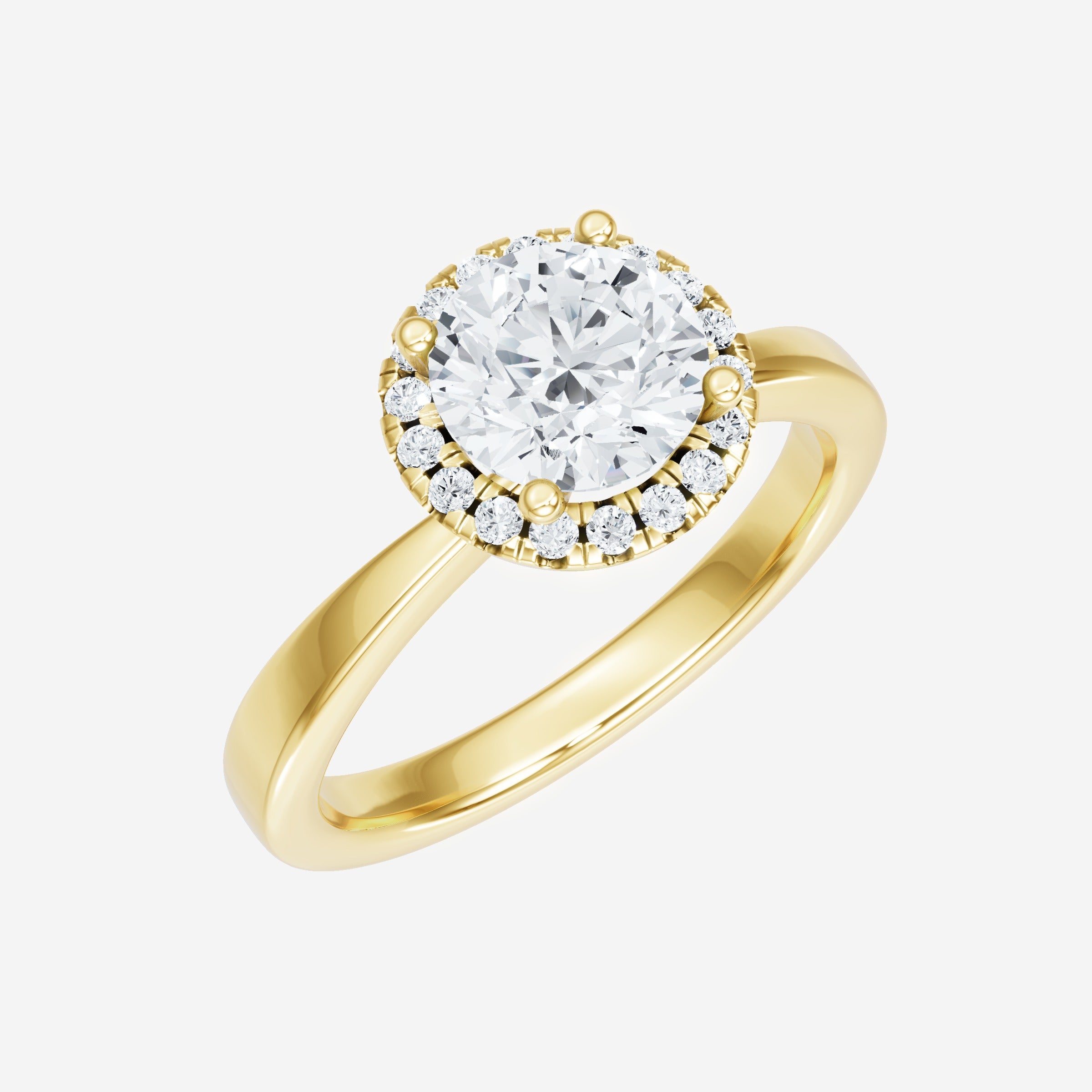Round Shining Destiny Ring