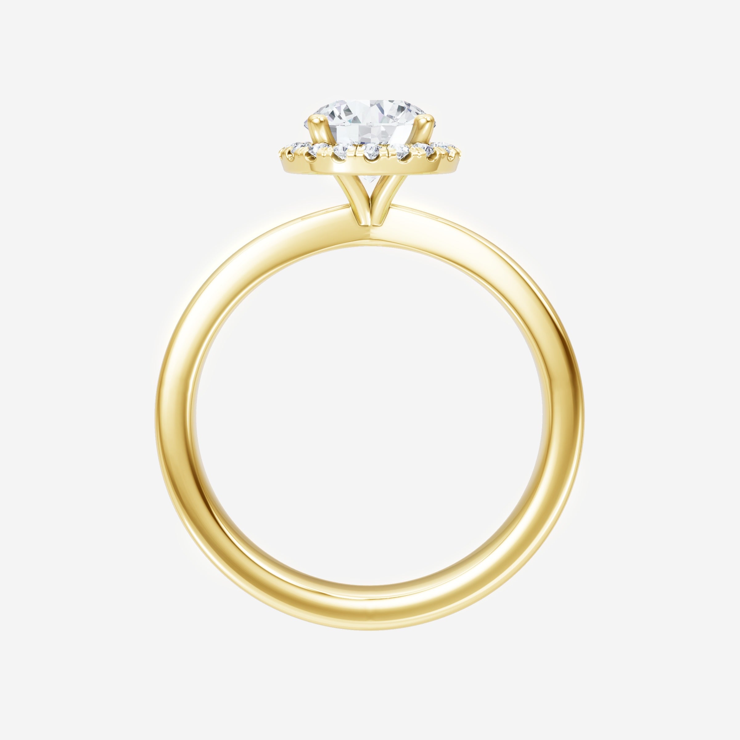 Round Shining Destiny Ring