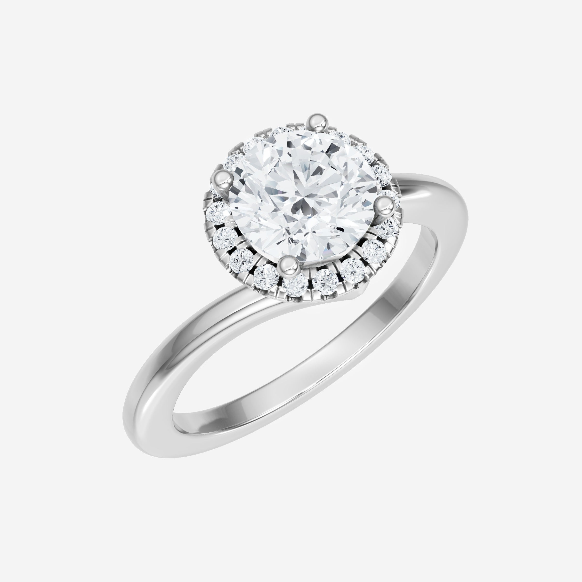 Round Shining Destiny Ring