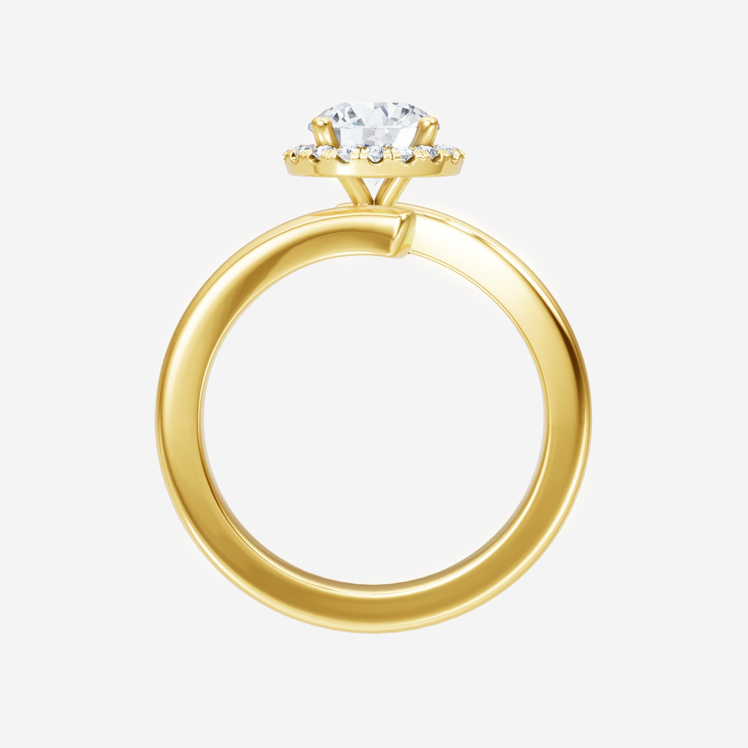 Round Shining Destiny Ring