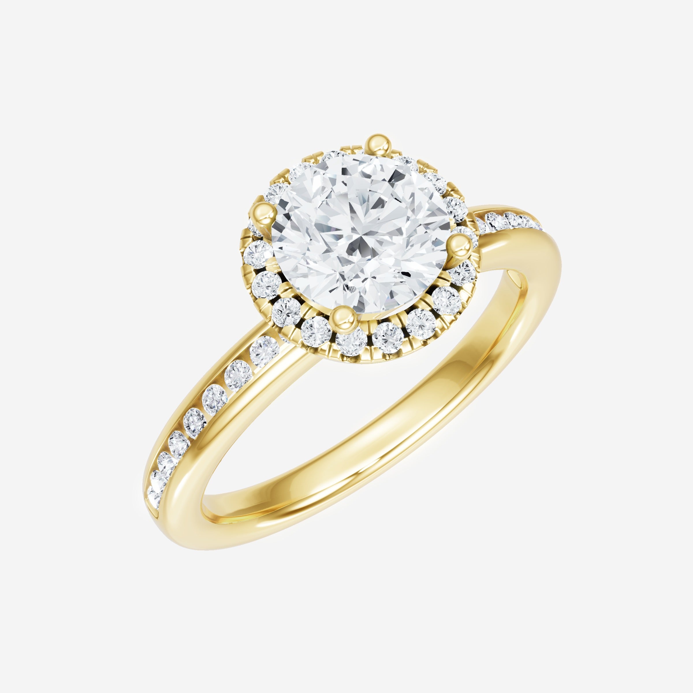 Round Shining Destiny Ring