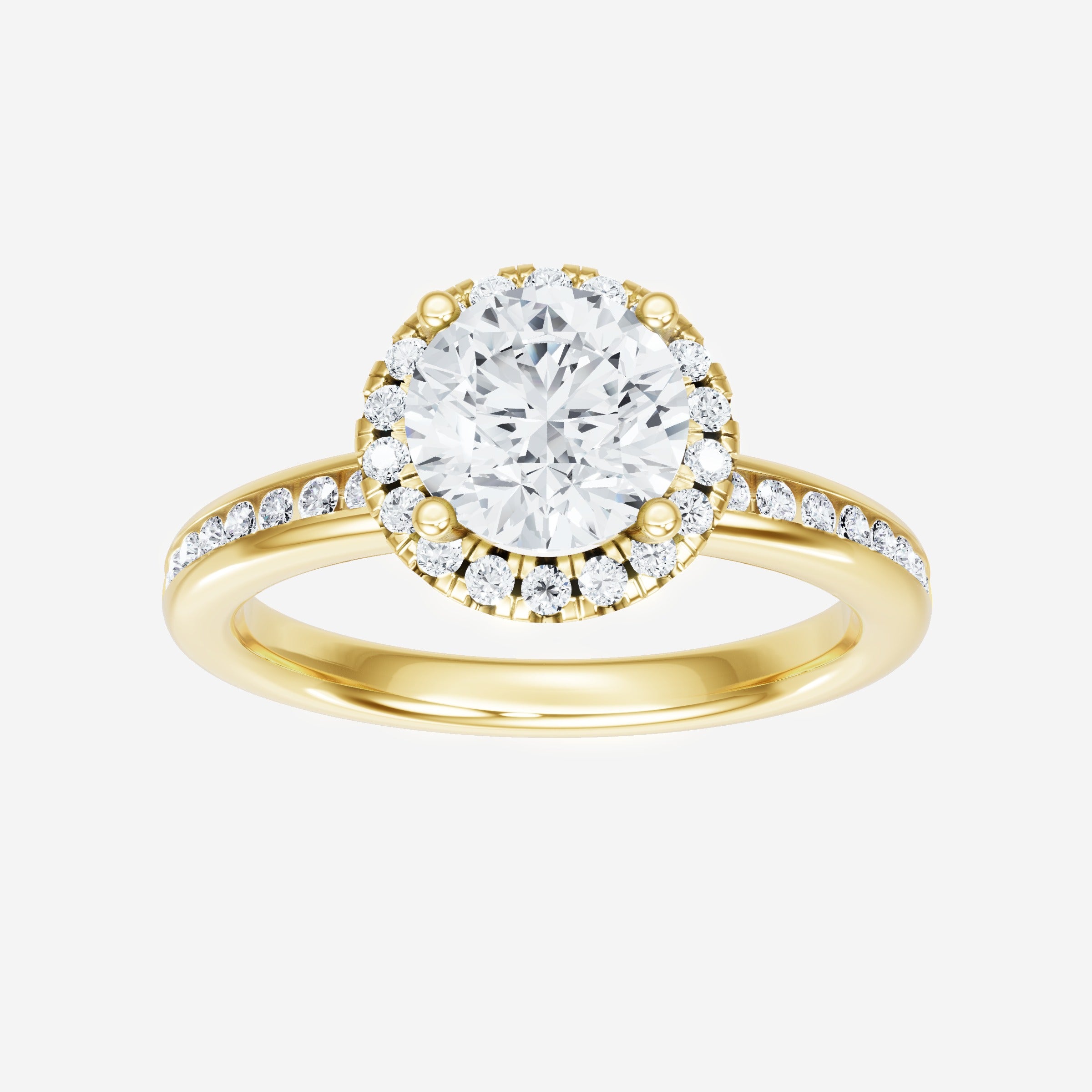 Round Shining Destiny Ring