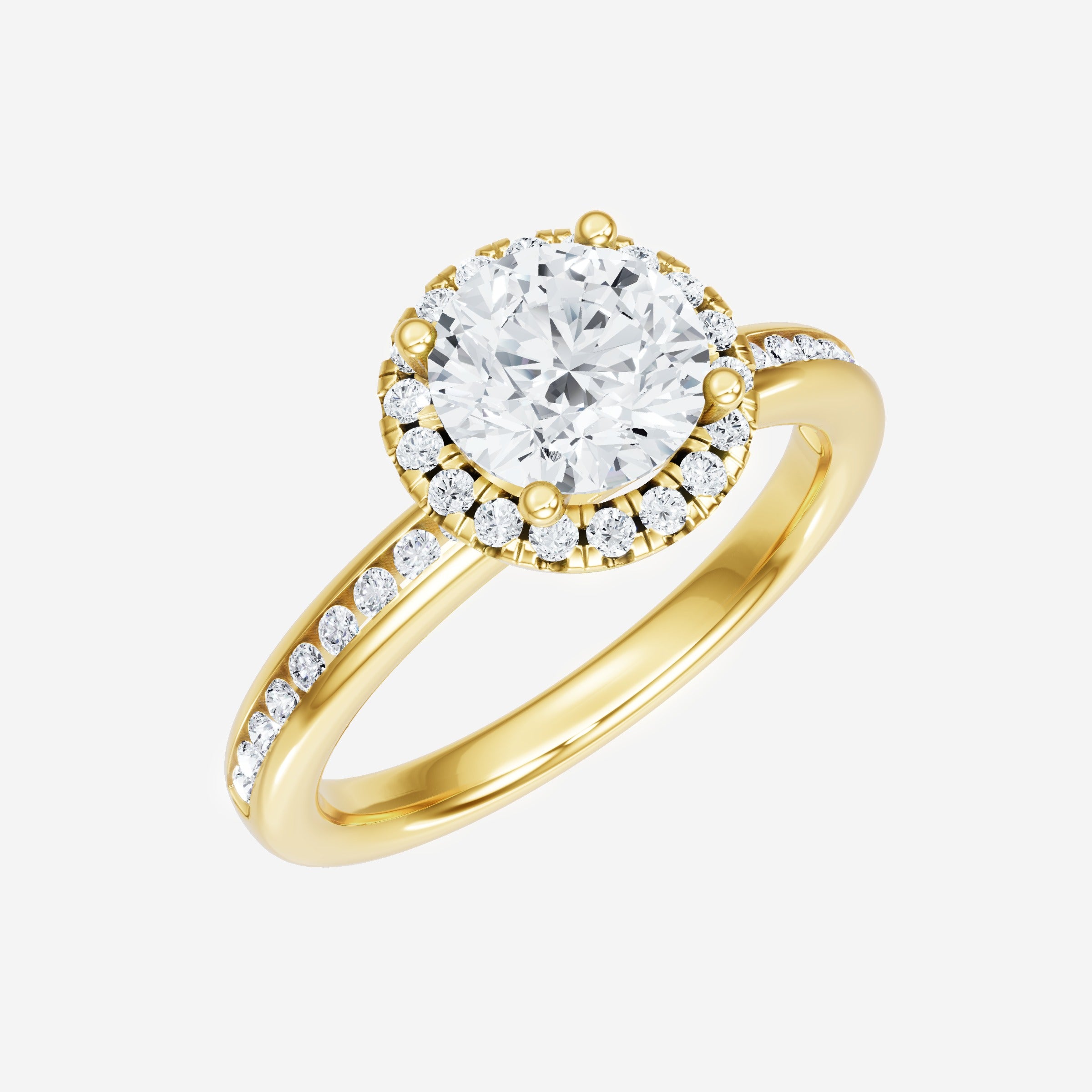 Round Shining Destiny Ring
