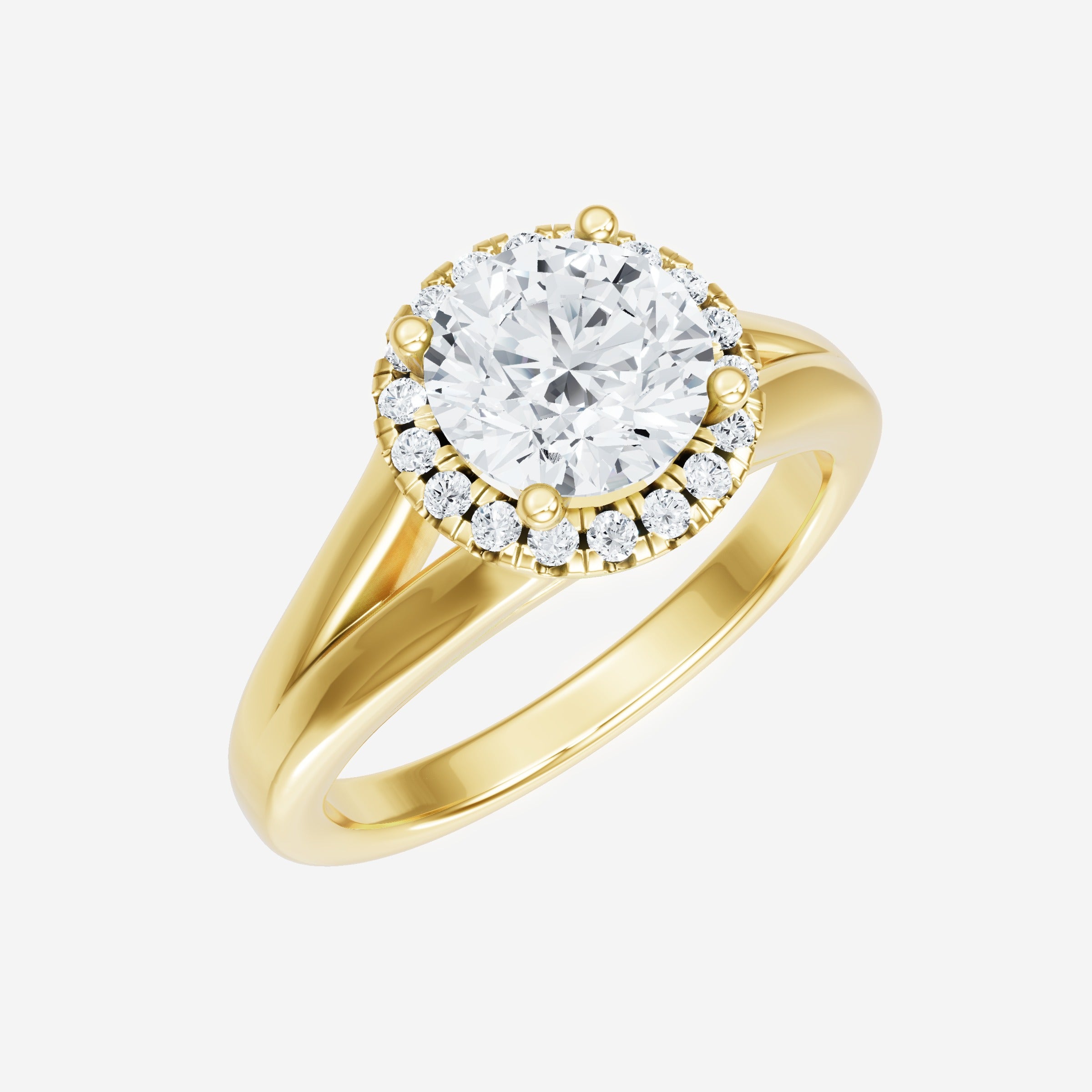Round Shining Destiny Ring
