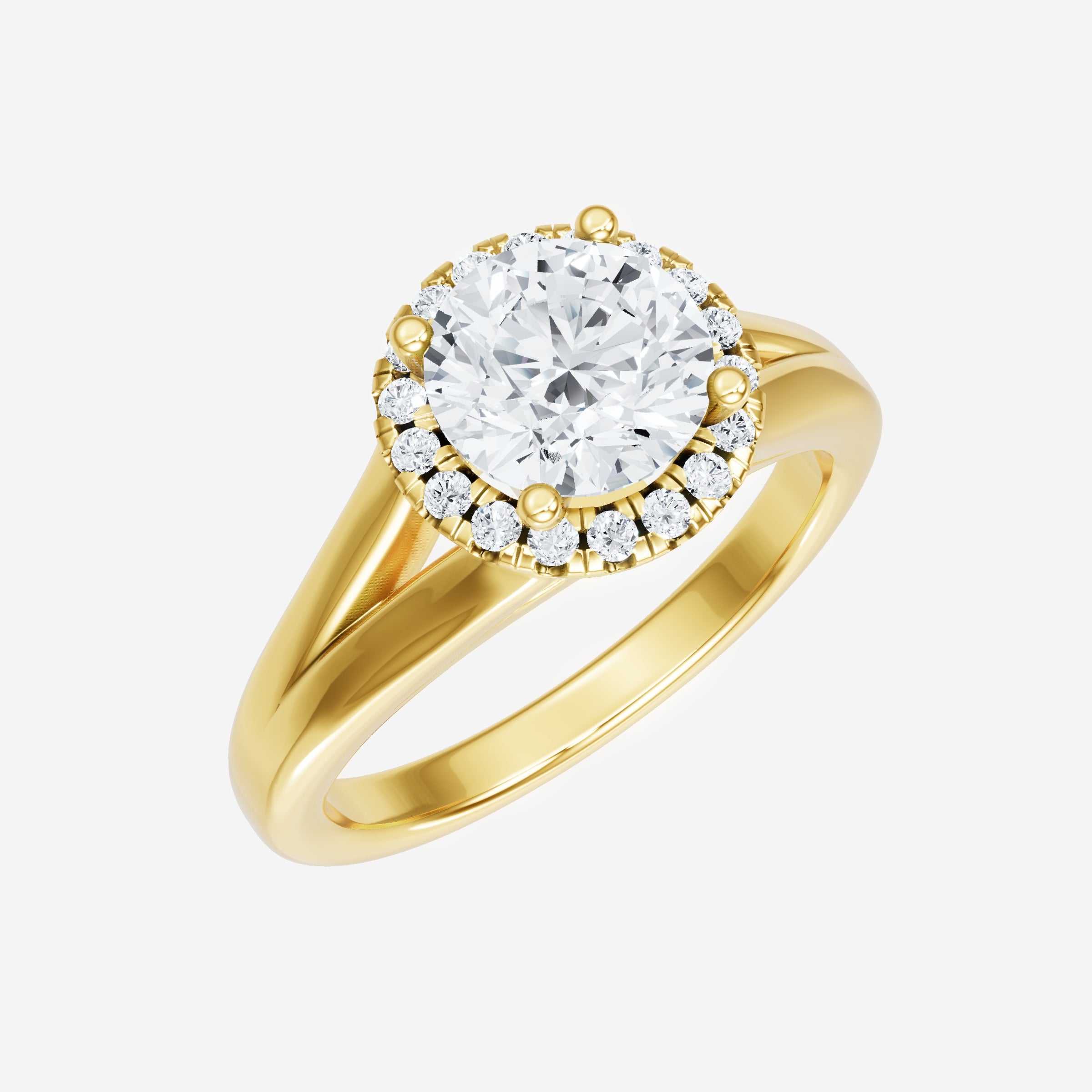 Round Shining Destiny Ring