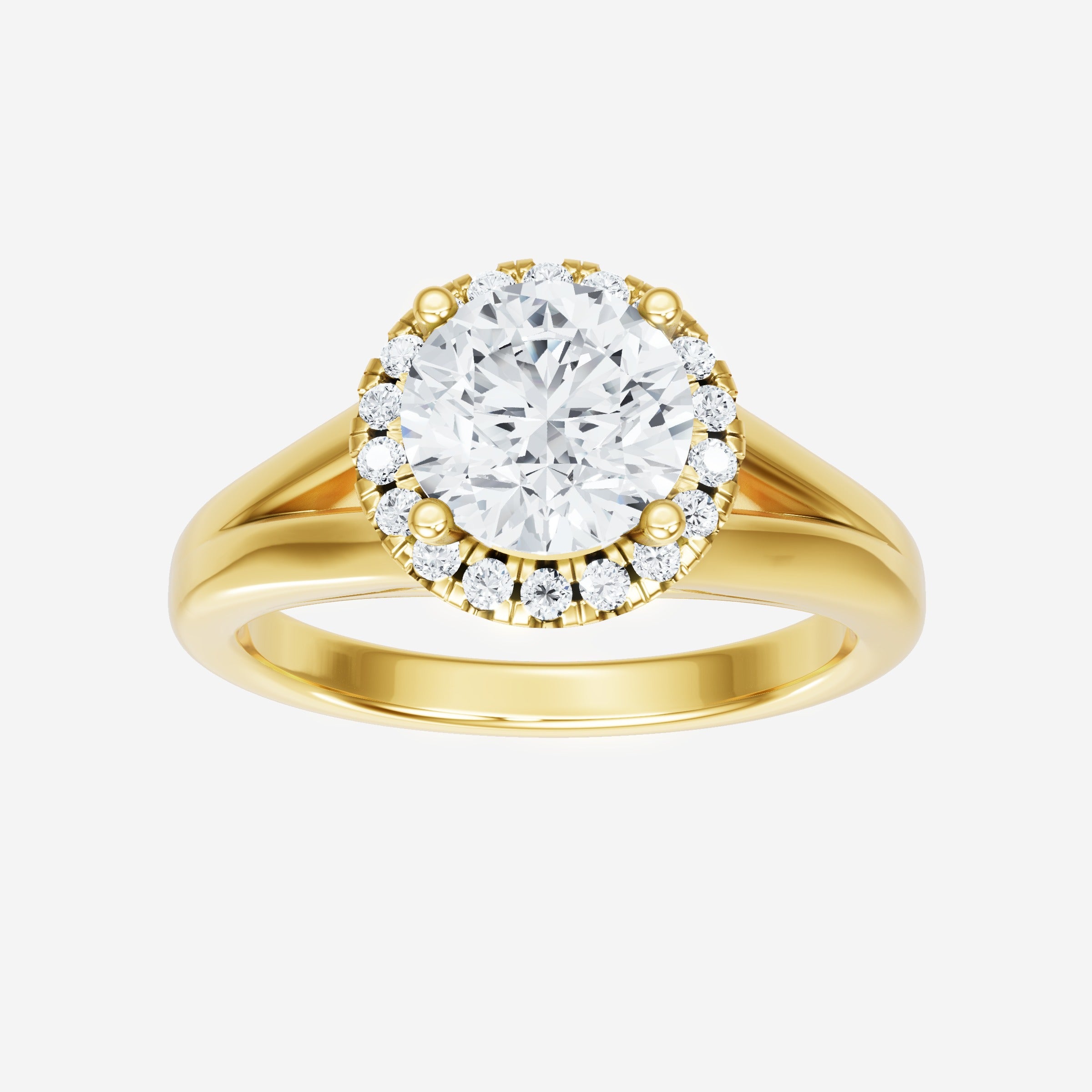 Round Shining Destiny Ring
