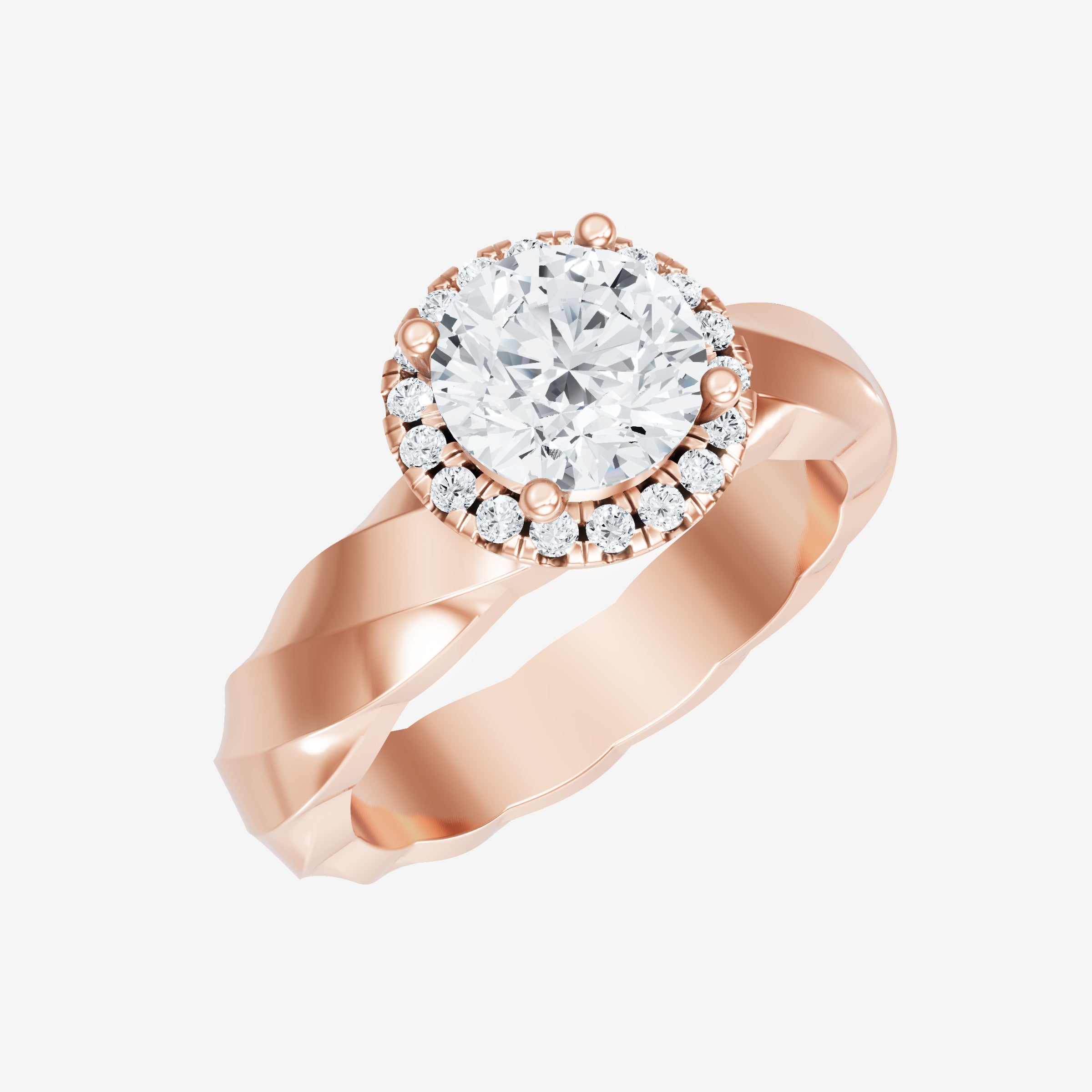 Round Shining Destiny Ring