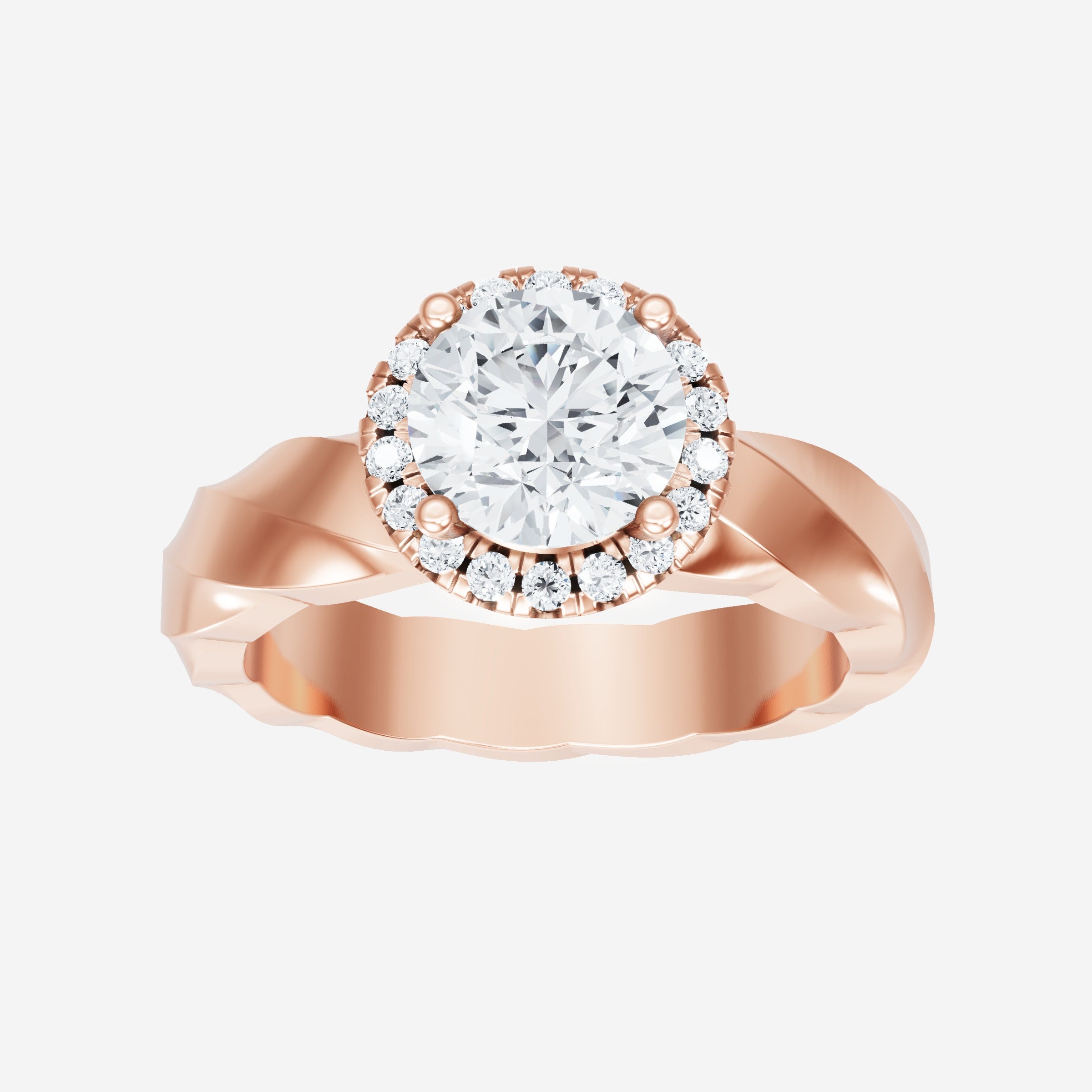 Round Shining Destiny Ring
