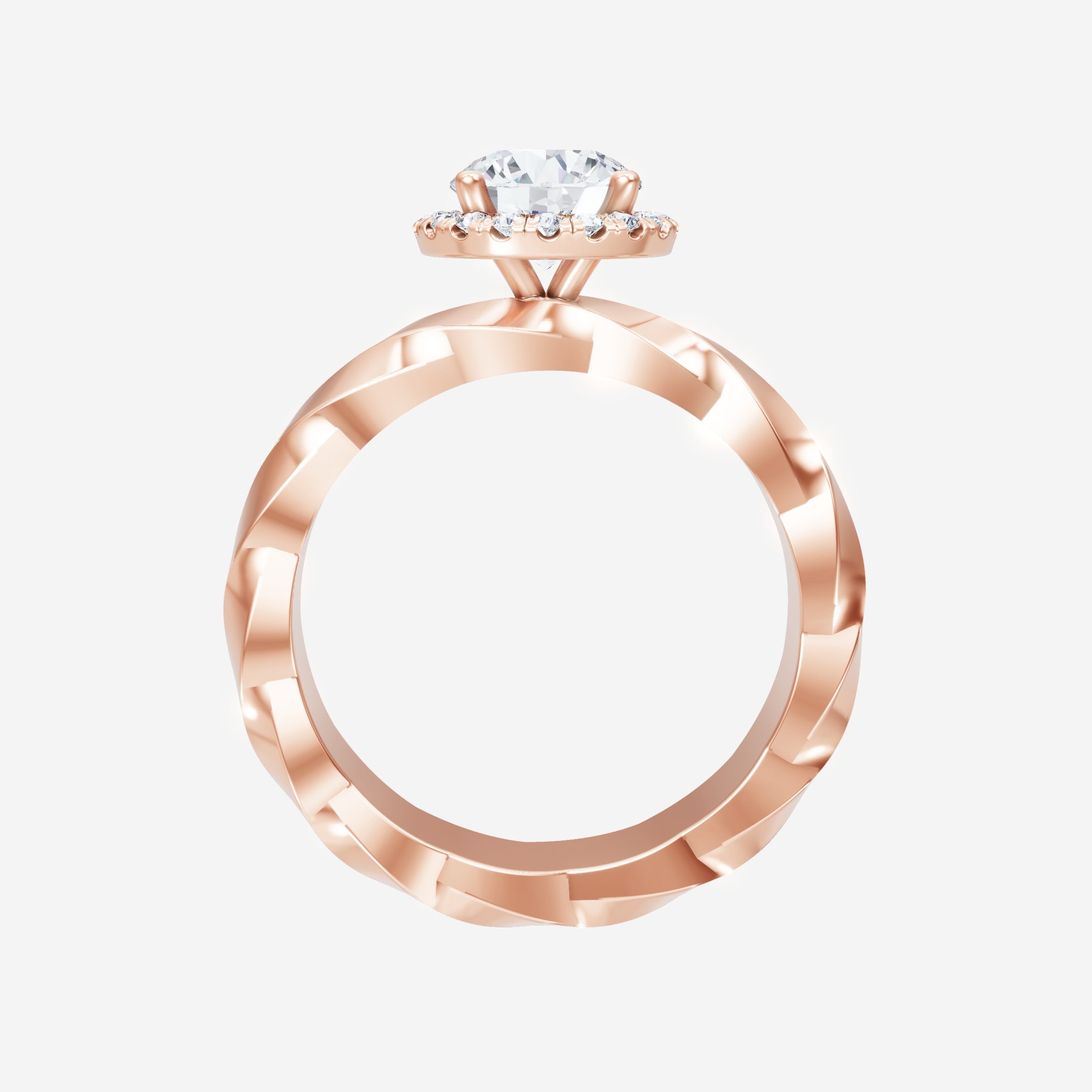 Round Shining Destiny Ring
