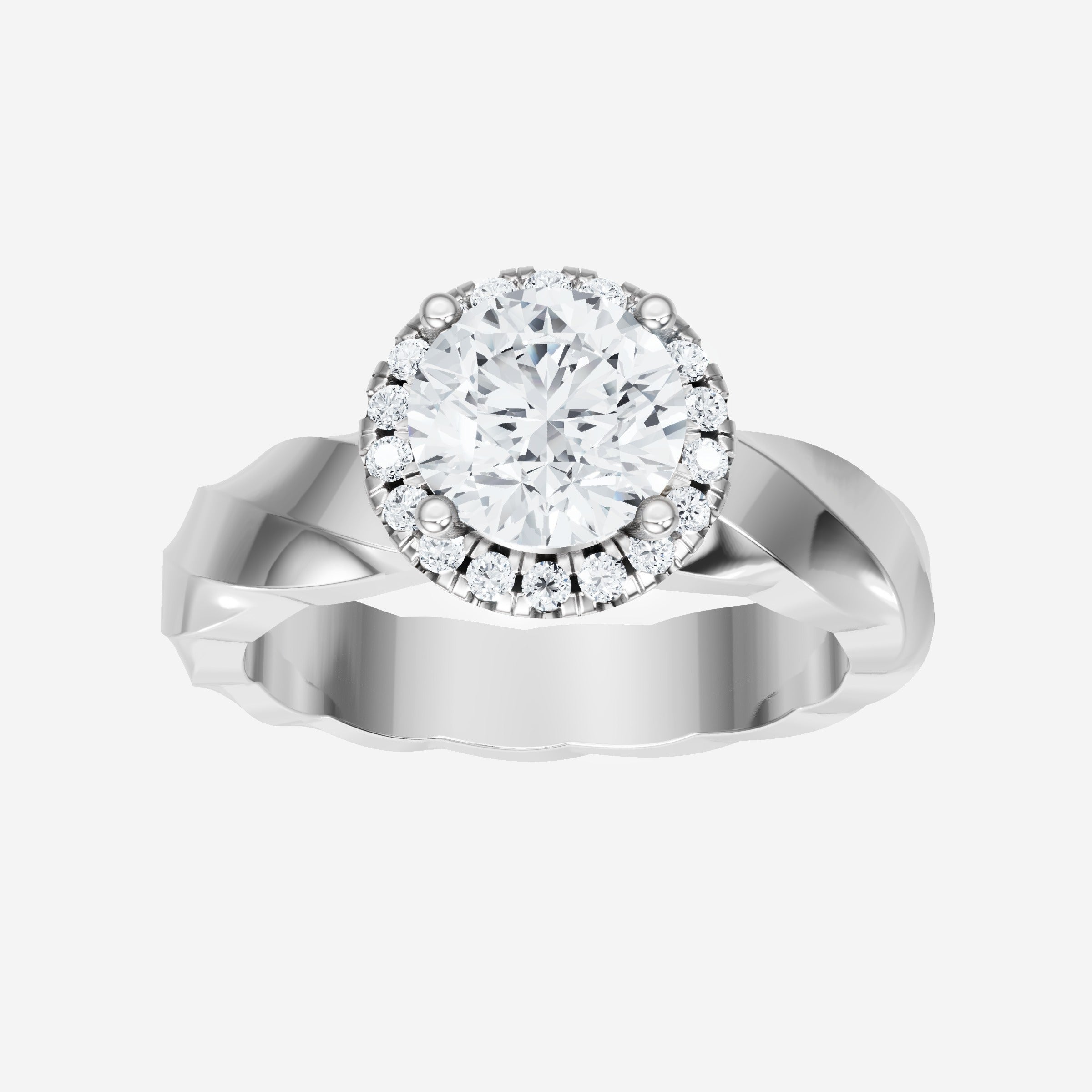 Round Shining Destiny Ring