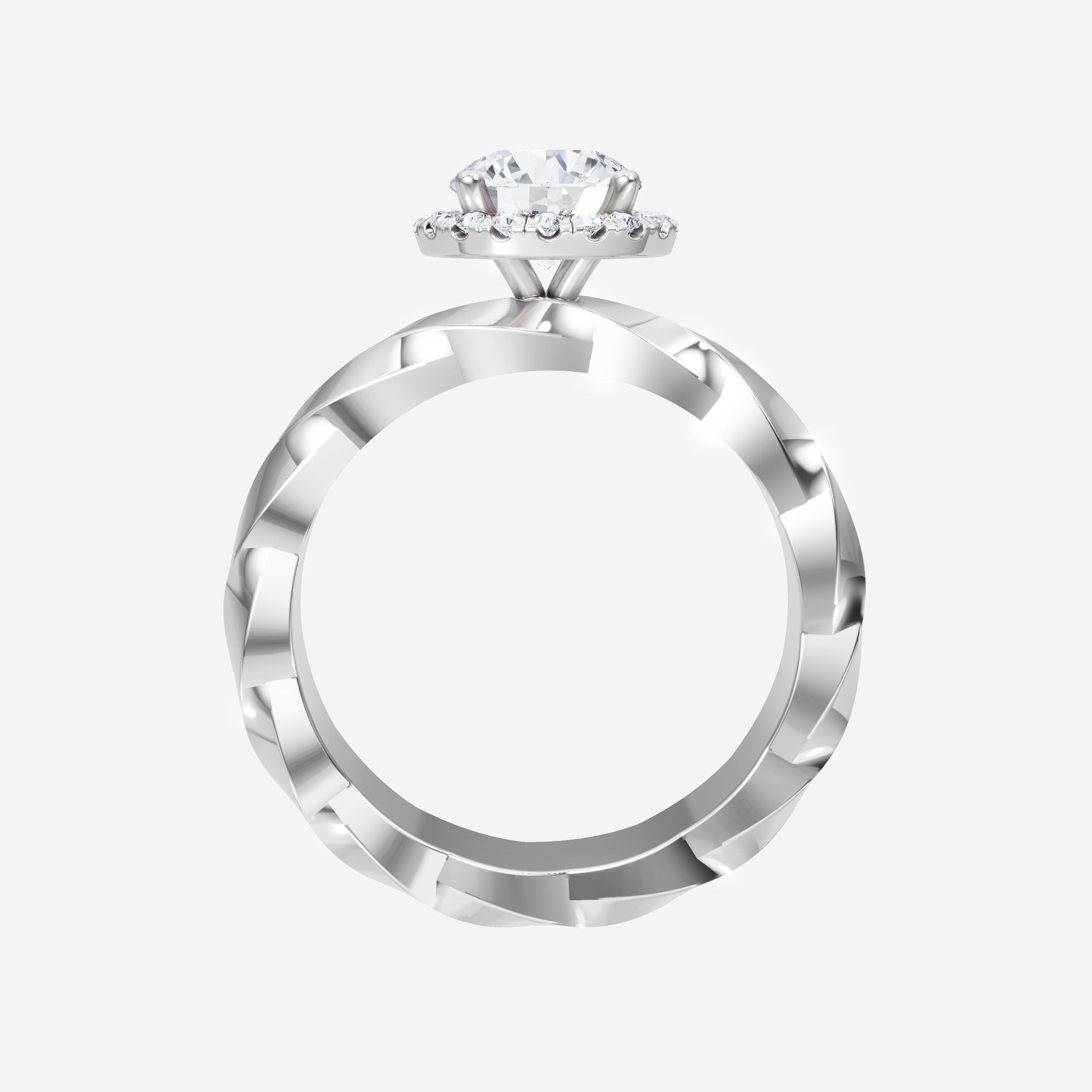 Round Shining Destiny Ring