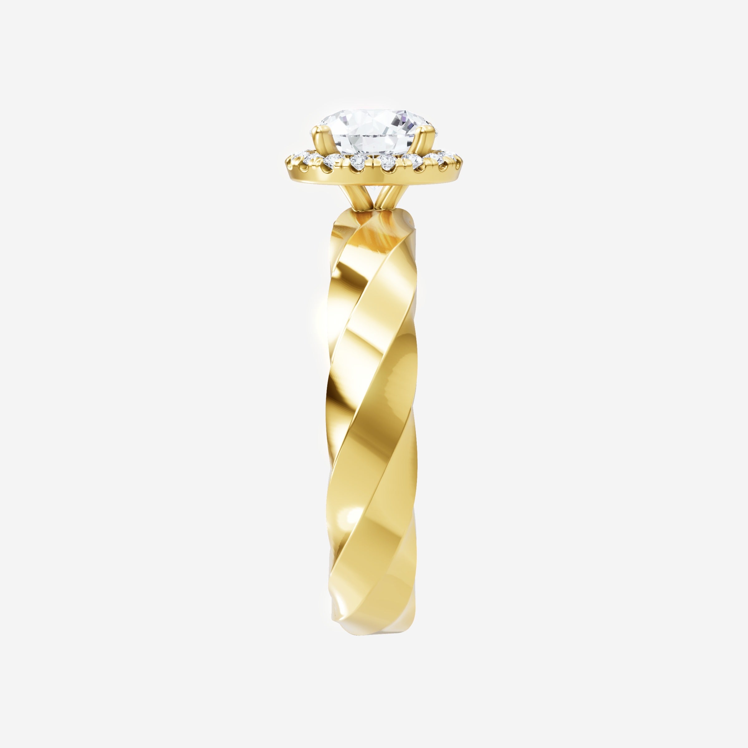Round Shining Destiny Ring