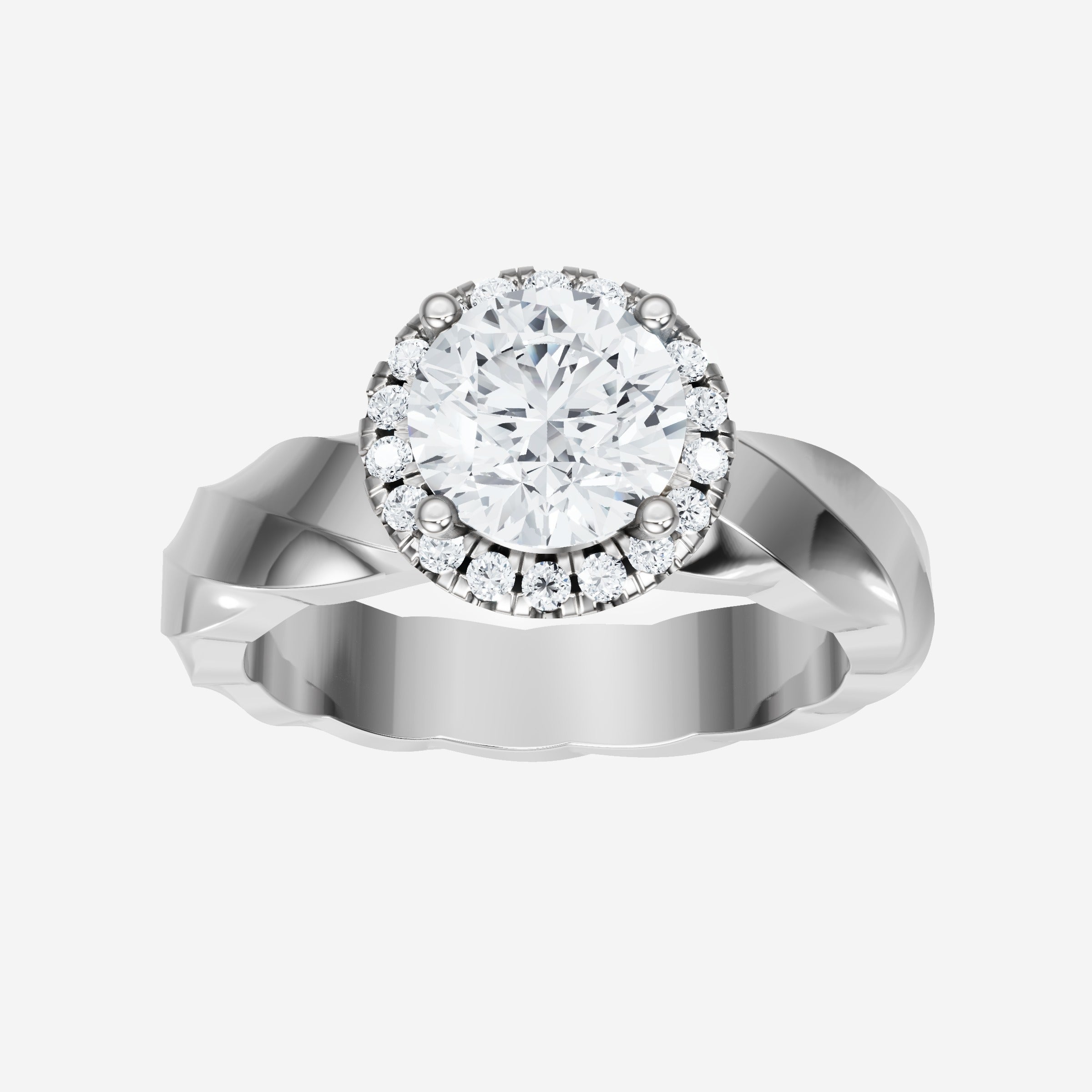 Round Shining Destiny Ring