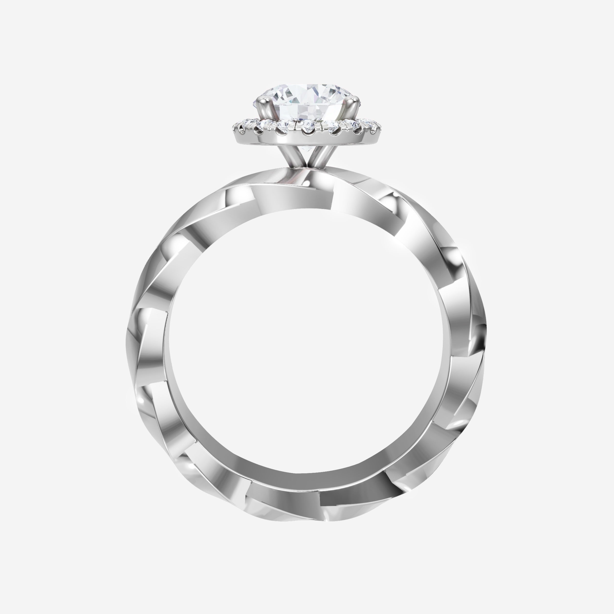 Round Shining Destiny Ring