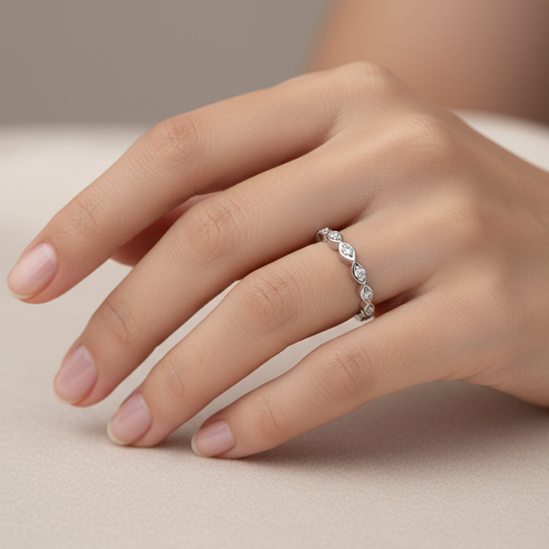 Marquise-Inspired Lab Grown Diamond Band