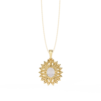 Collar de tenis con diamantes redondos cultivados en laboratorio