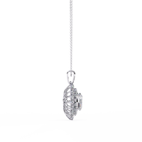 Collar de tenis con diamantes redondos cultivados en laboratorio