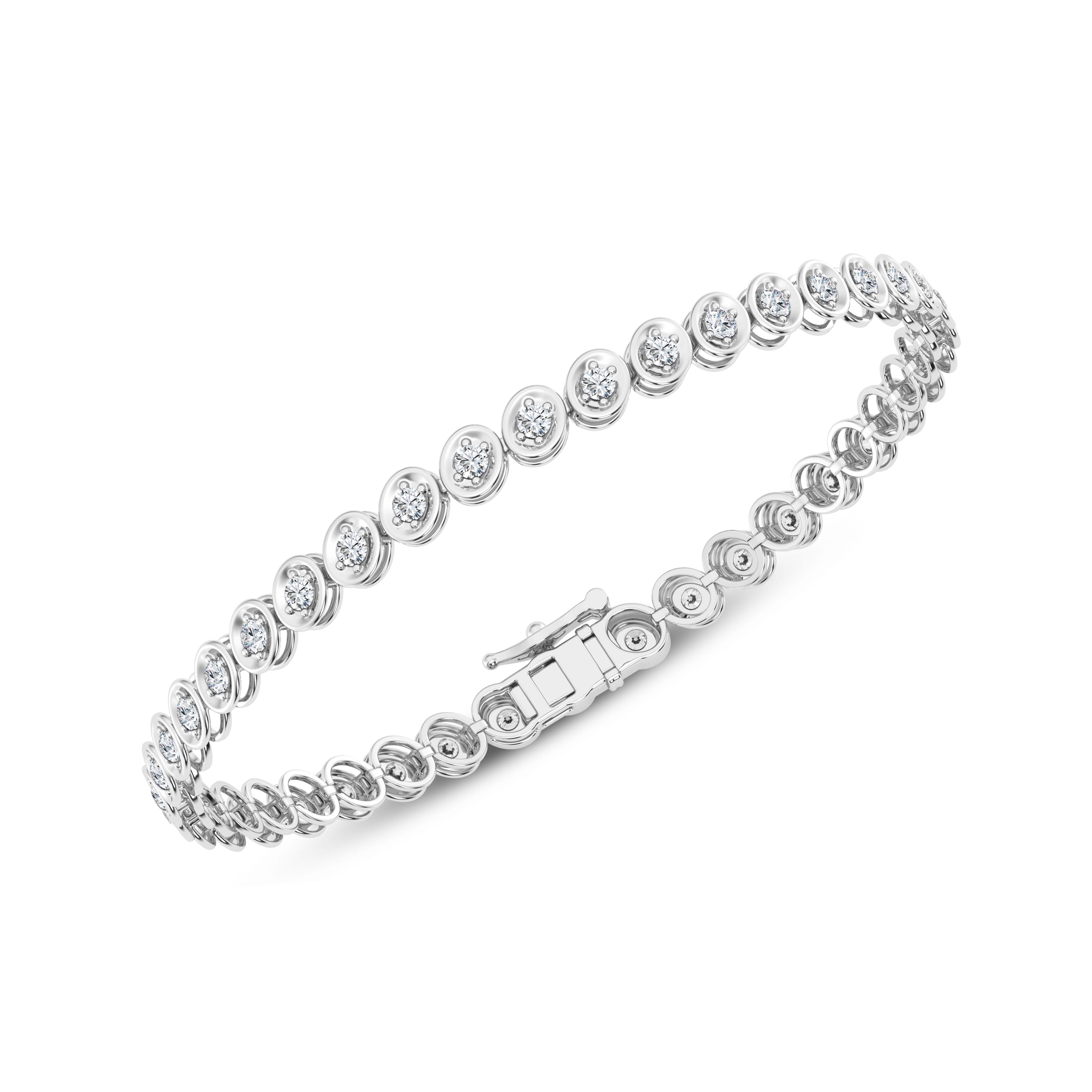 2.00ct Lab Grown Diamond Link Bracelet