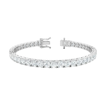 Pulsera de tenis con diamantes cultivados en laboratorio (3,00 ct-10,00 ct)