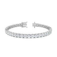 IGI 10 carat Lab Grown Diamond Tennis Bracelet 7 Inch
