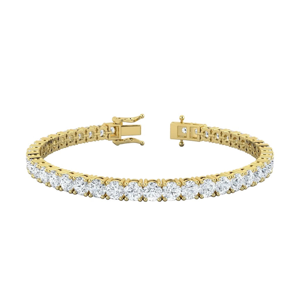 Pulsera de tenis con diamantes cultivados en laboratorio (3,00 ct-10,00 ct)