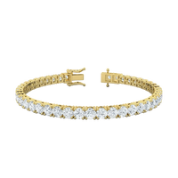 Pulsera de tenis con diamantes cultivados en laboratorio (3,00 ct-10,00 ct)