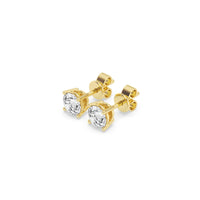 Pendientes con diamantes cultivados en laboratorio de 1,00 ct