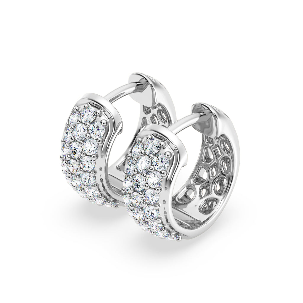 Lab Grown Diamond Huggies Earrings