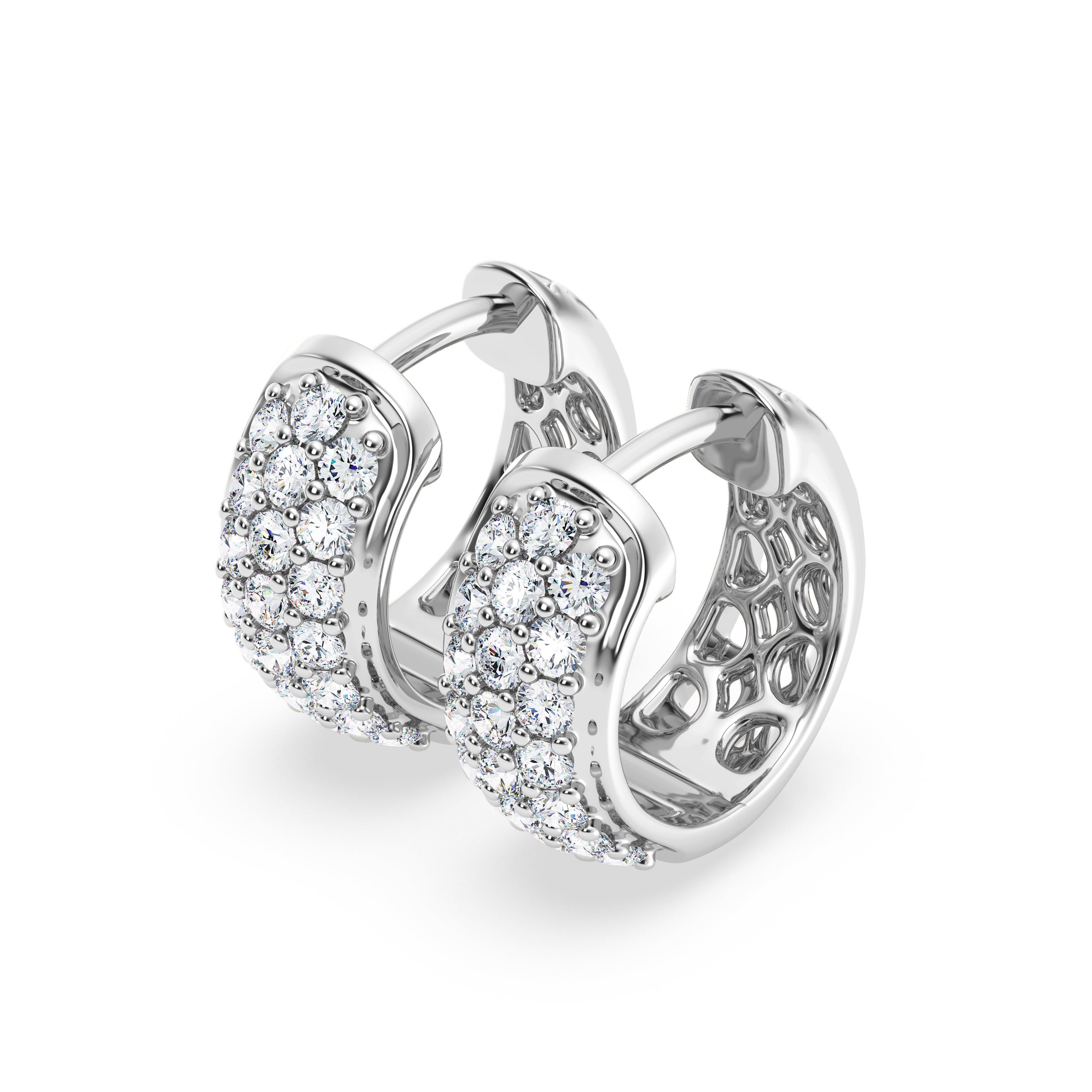 Lab Grown Diamond Huggies Earrings