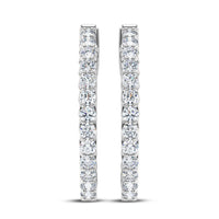 Lab Grown Diamond Hoop Earrings