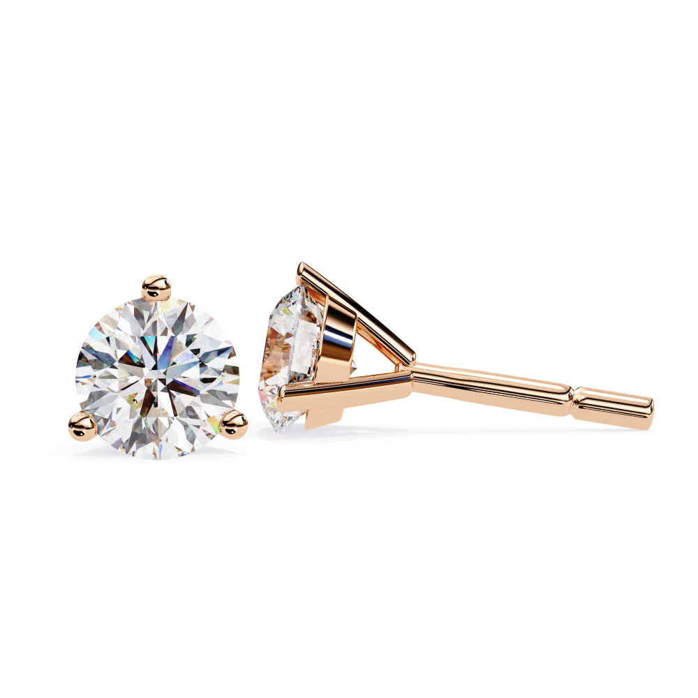 IGI 2.50ct Lab Grown Diamond Classic Brilliance Studs