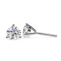 Pendientes de tuerca Classic Brilliance con diamantes cultivados en laboratorio de 3,00 ct EF VVS2