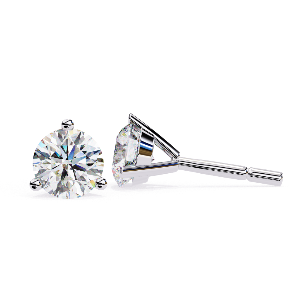 IGI 2.50ct Lab Grown Diamond Classic Brilliance Studs