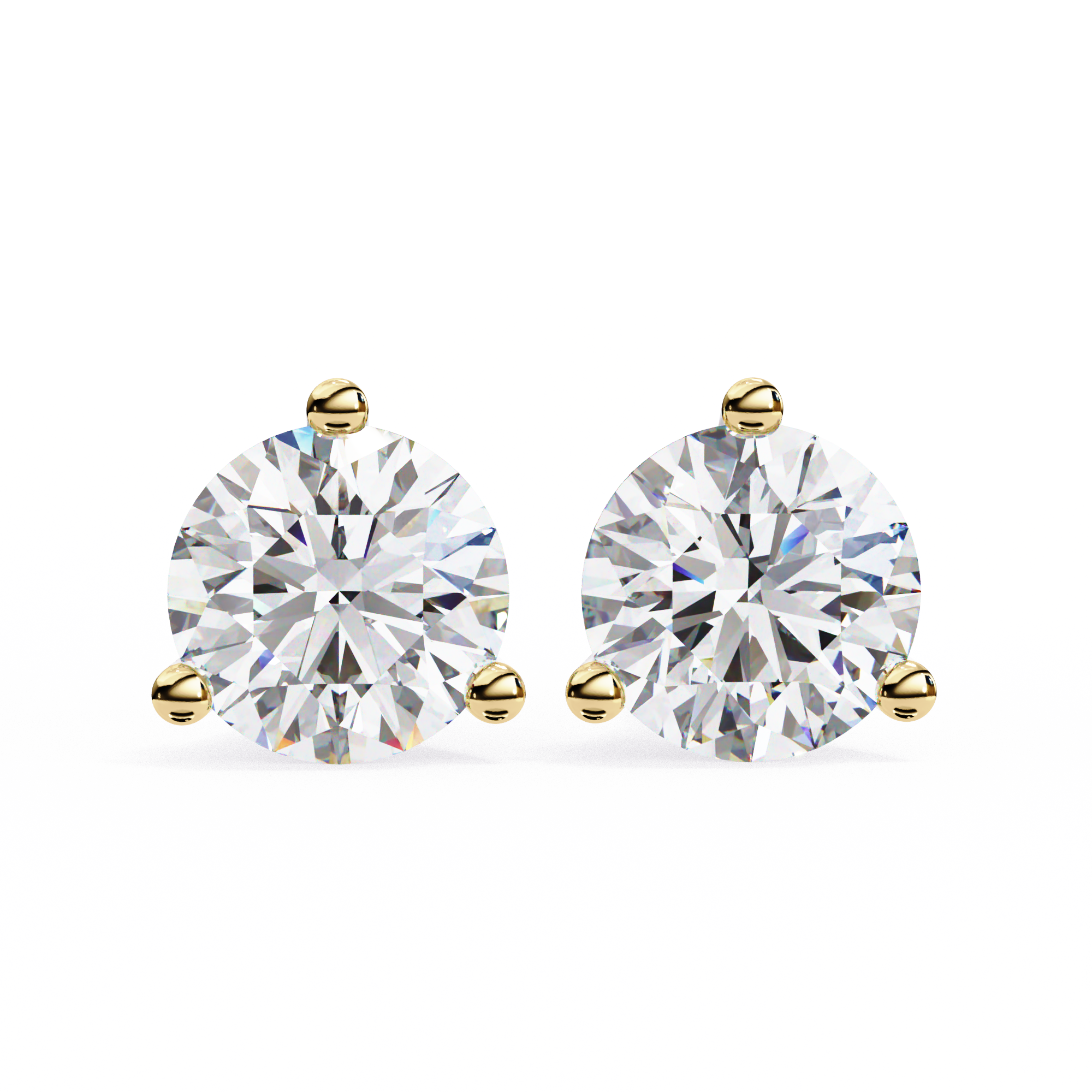 IGI 2.50ct Lab Grown Diamond Classic Brilliance Studs