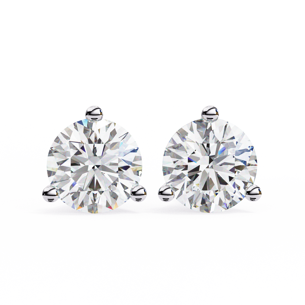 3.00ct Lab Grown Diamond Classic Brilliance Studs  EF VVS2