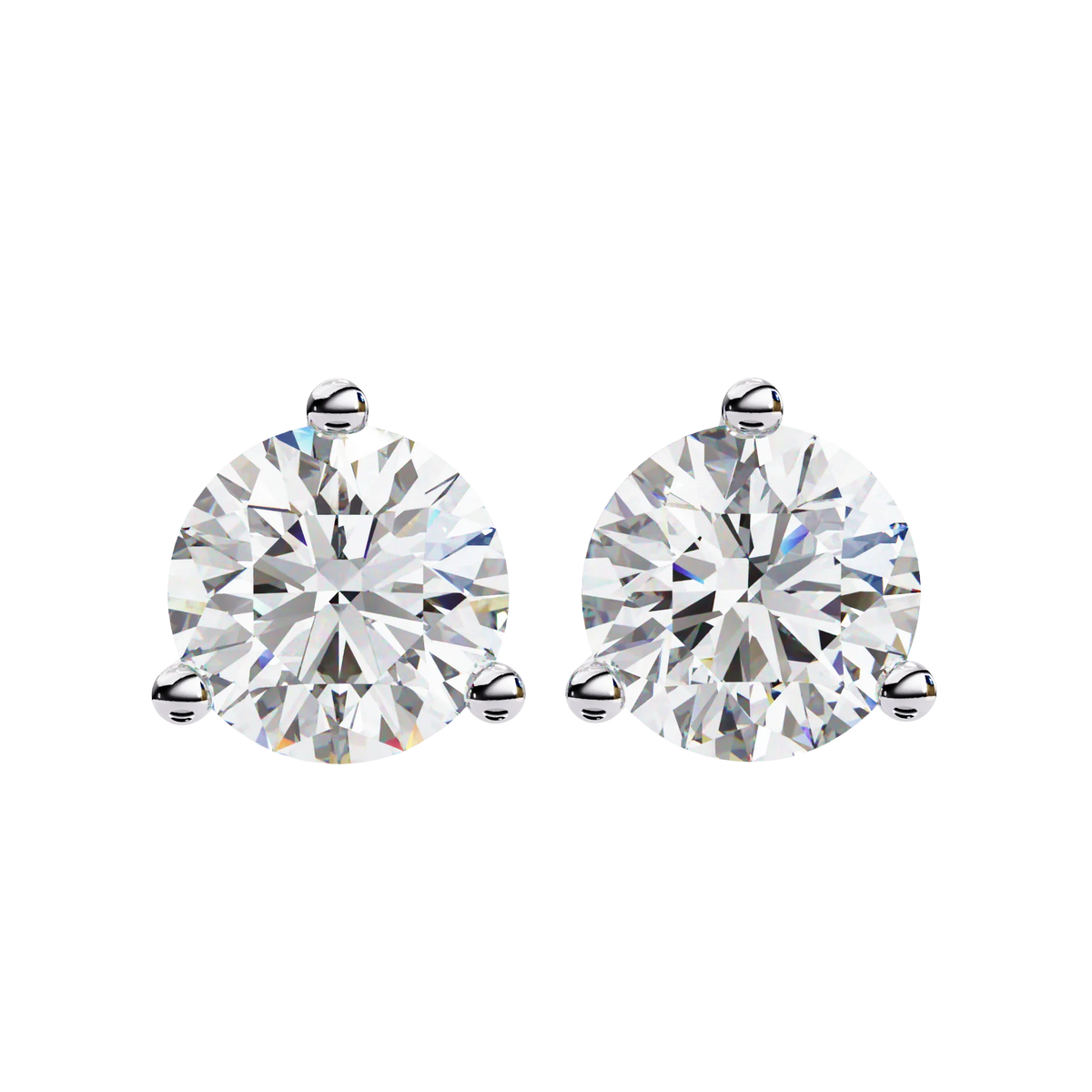 Pendientes de tuerca Classic Brilliance con diamantes cultivados en laboratorio de 3,00 ct EF VVS2