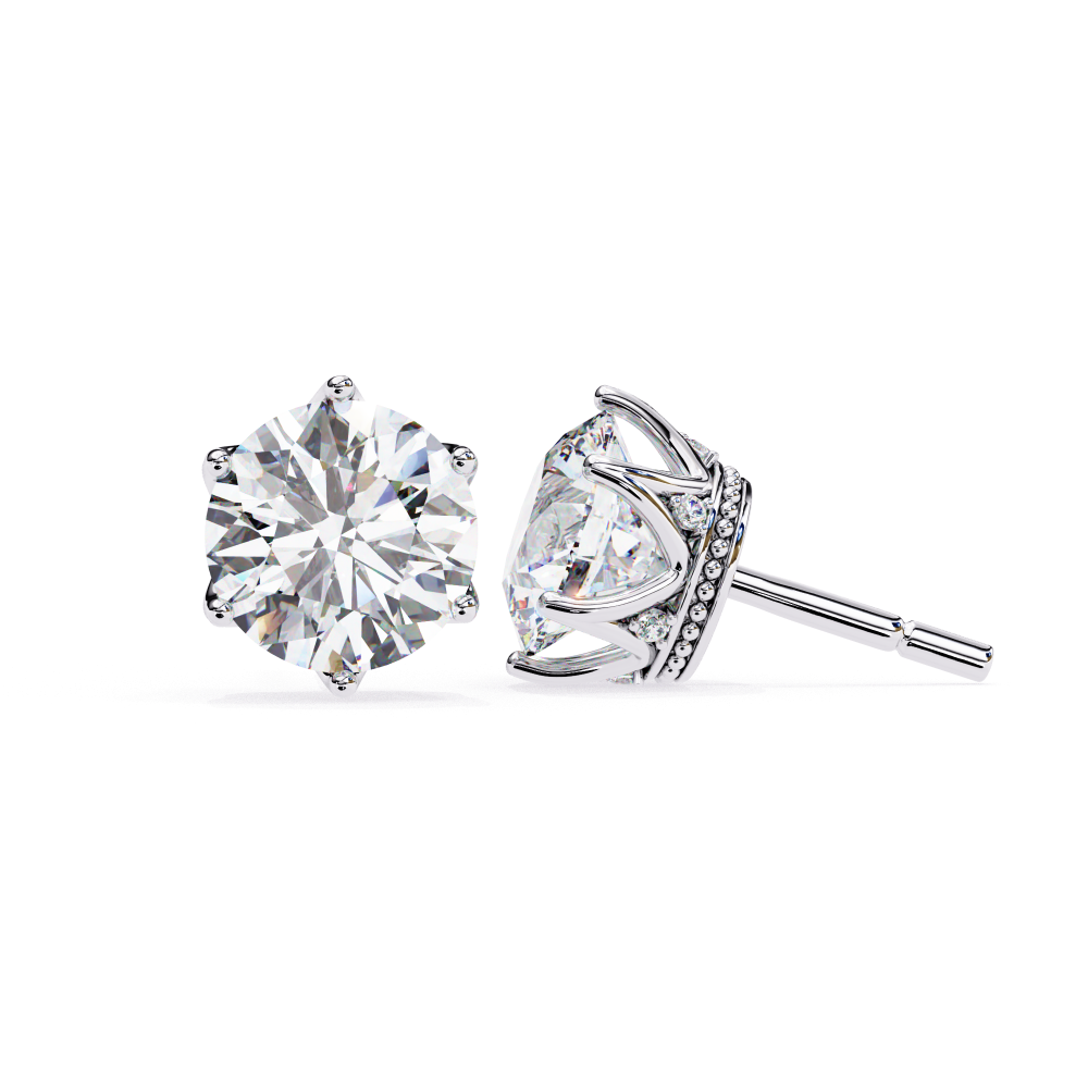 IGI 2.55ct Lab Grown Diamond Royal Radiance Studs