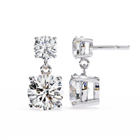 IGI 4ct Lab Grown Diamond Twinkling Treasures Drop Earrings