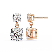 IGI 4ct Lab Grown Diamond Twinkling Treasures Drop Earrings