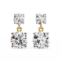 IGI 4ct Lab Grown Diamond Twinkling Treasures Drop Earrings