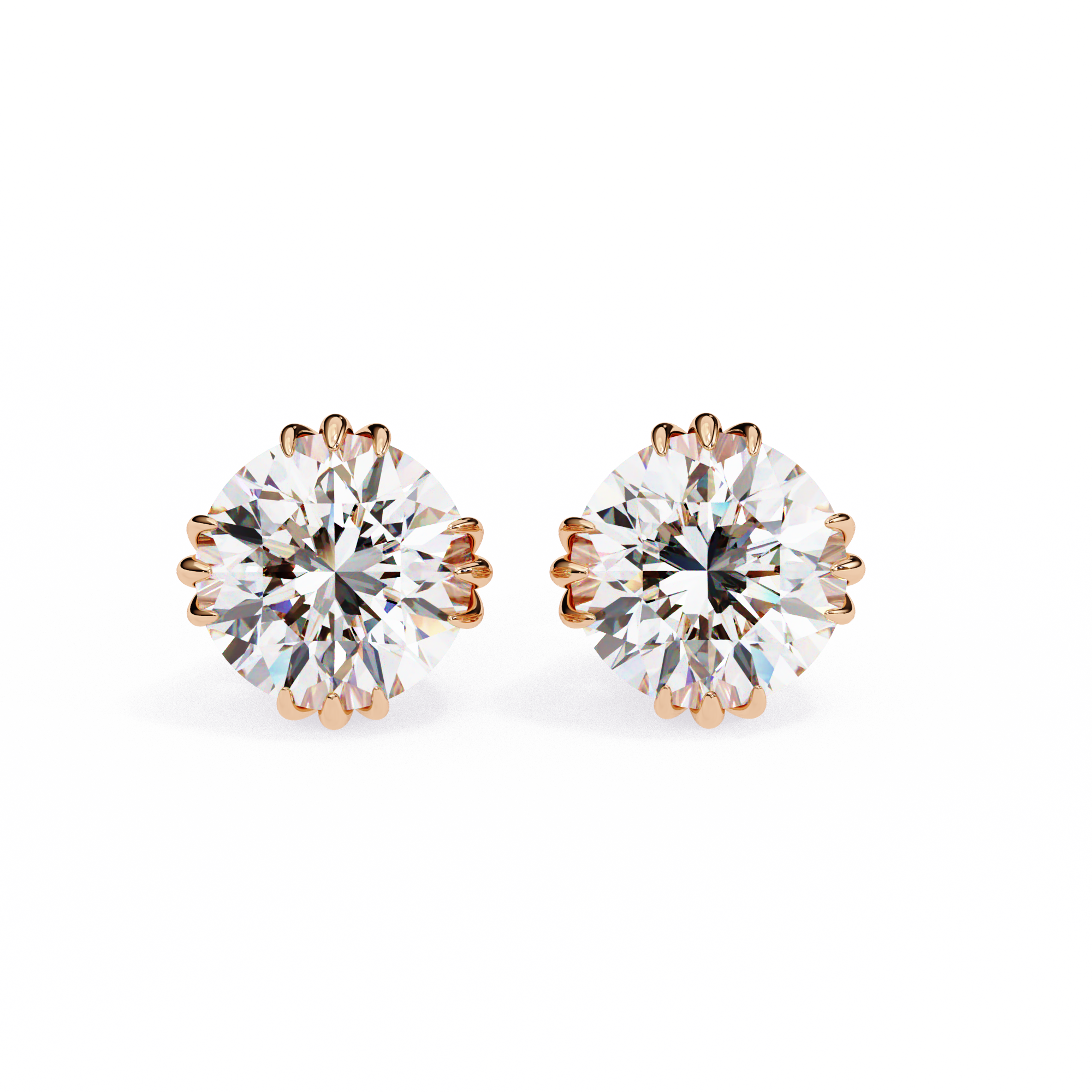 IGI 2.50ct Lab Grown Diamond Celestial Sparkle Studs
