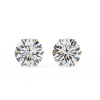 IGI 2.50ct Lab Grown Diamond Glow Stud Earrings