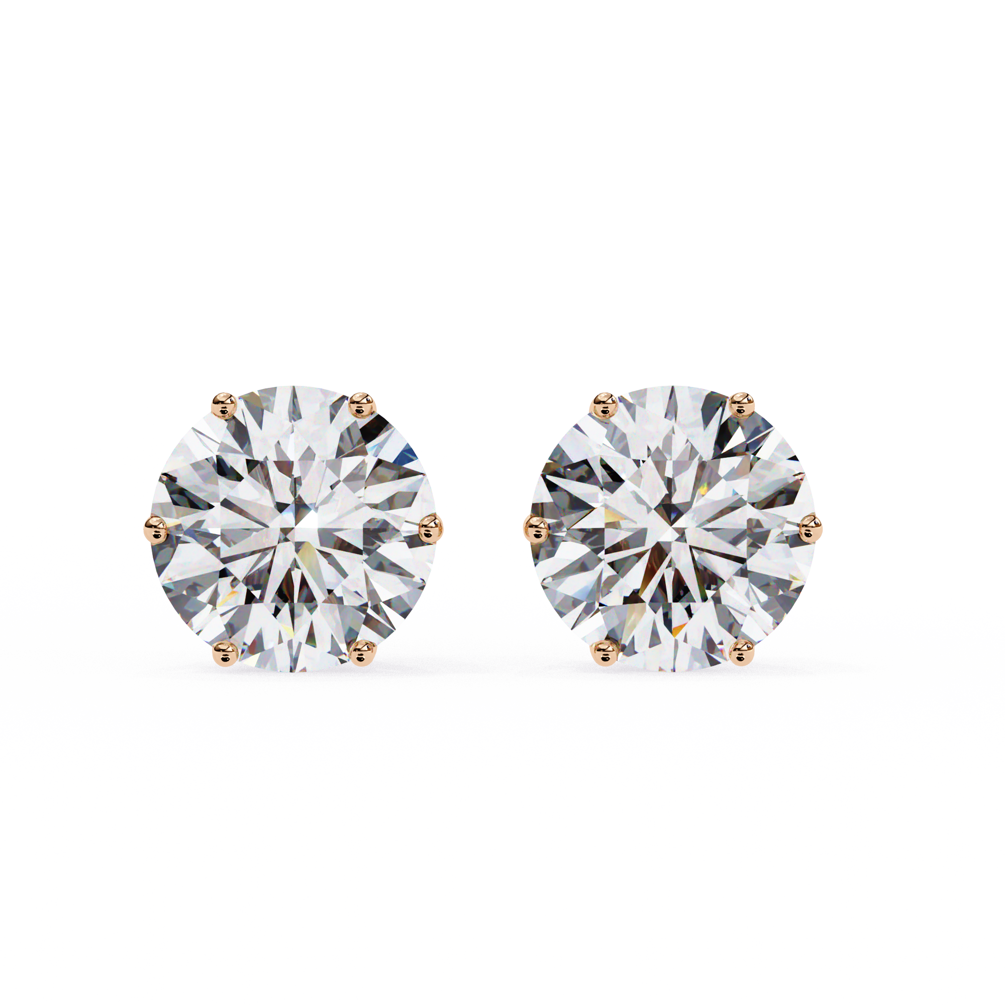 IGI 2.50ct Lab Grown Diamond Glow Stud Earrings