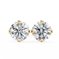 IGI 2.50ct Lab-Grown Diamond Classical Solitaire Earrings