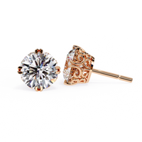 IGI 2.50ct Lab-Grown Diamond Classical Solitaire Earrings