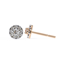 0.51ct Lab Grown Diamond Halo Studs