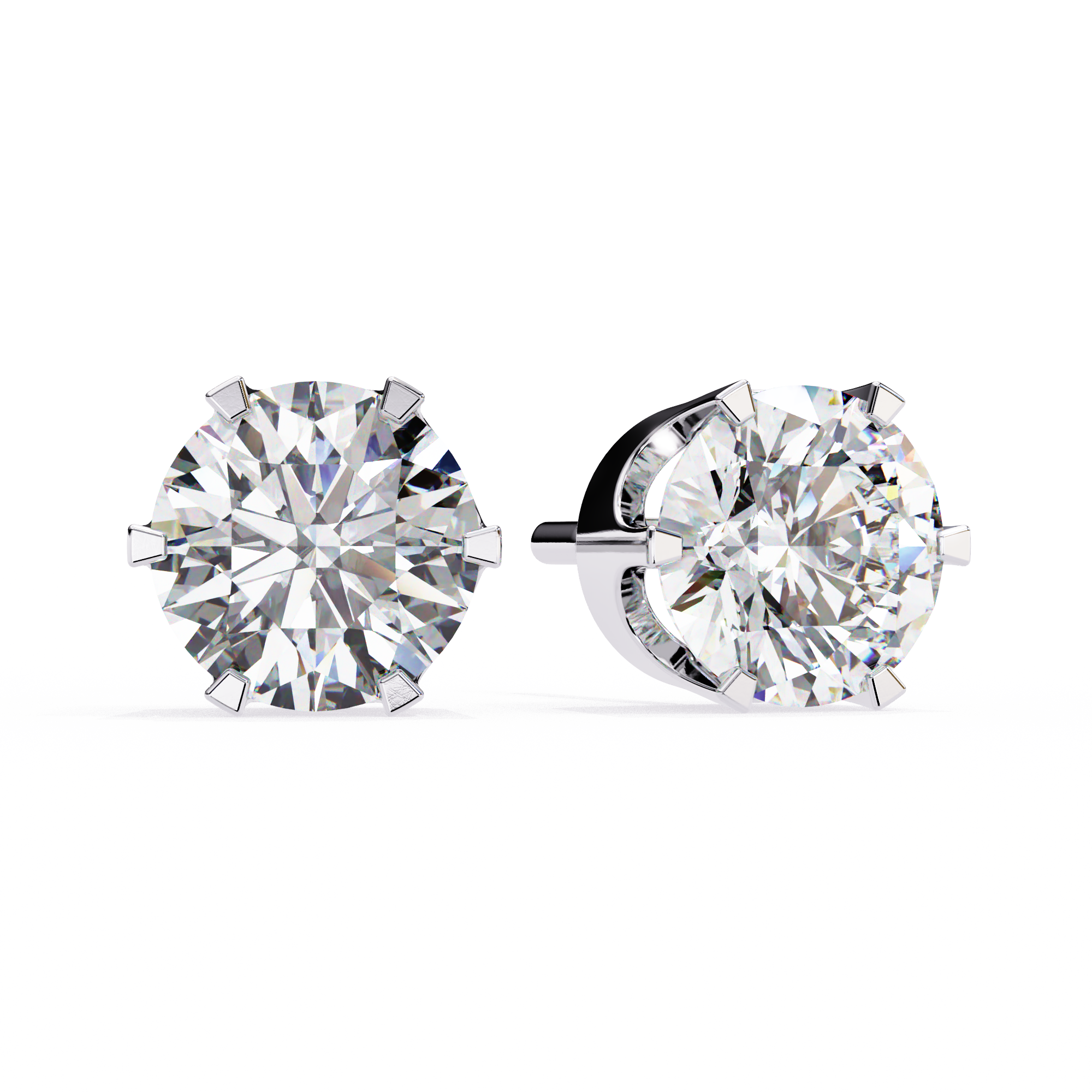 IGI 2.50ct Lab Grown Diamond Classic Elegance Earrings